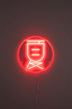 Sya Été - Neon Wall Lamp - Acrylic - Red/Orange