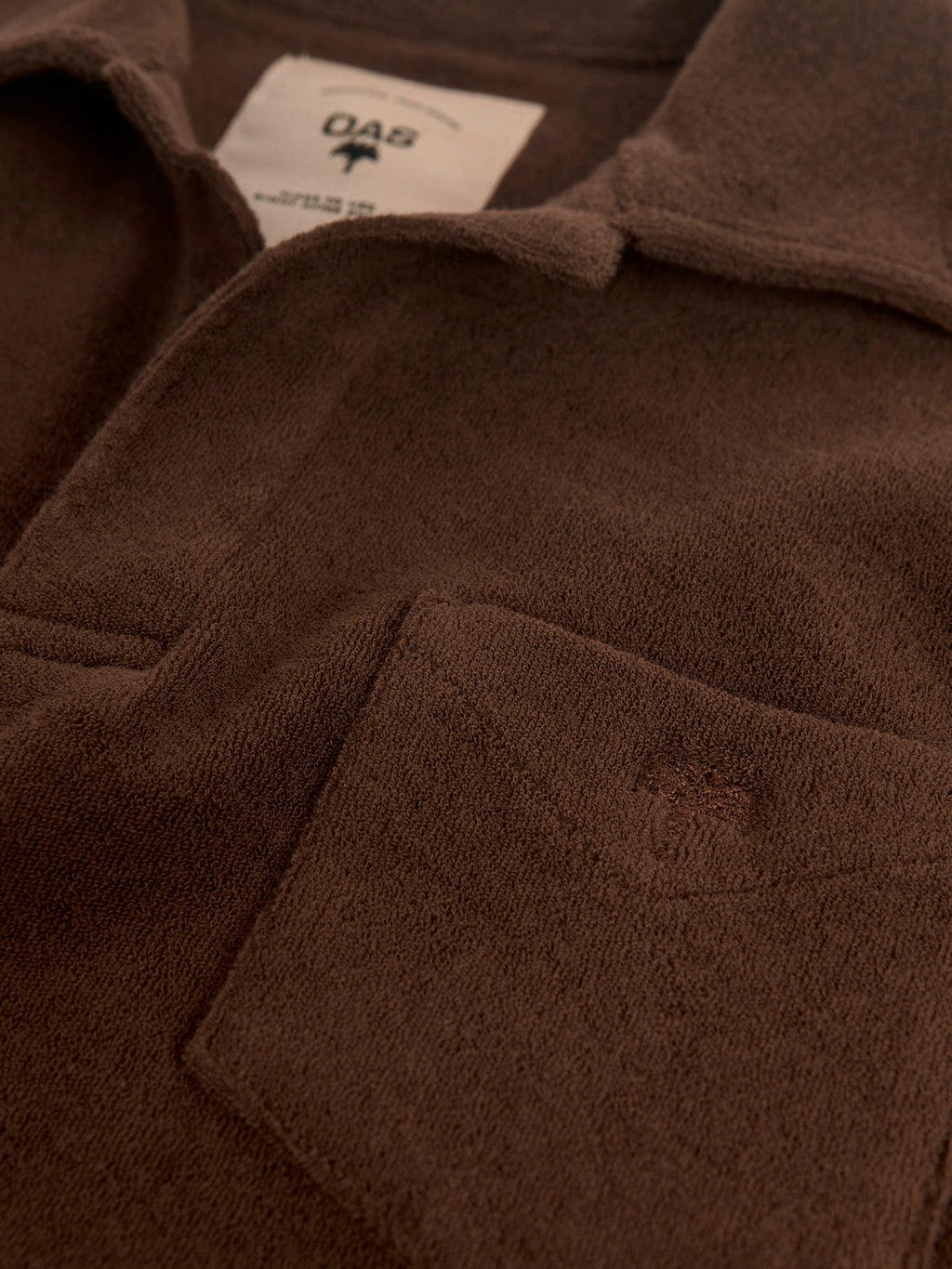 Chemise Brown Polo Terry - Brown