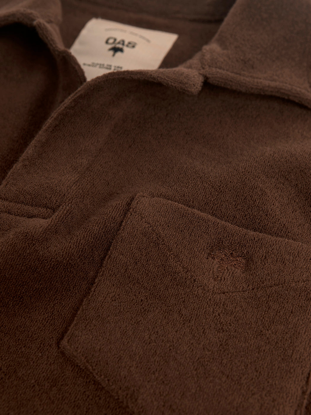 Chemise Brown Polo Terry - Brown