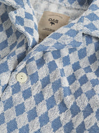 Chemise Navy Diamond Cuba Terry - Bleu