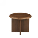 Table Basse Ronde - Ocana - Effet Noyer
