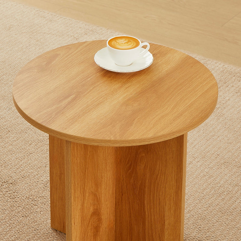 Round Coffee Table - Ocana - Oak Effect