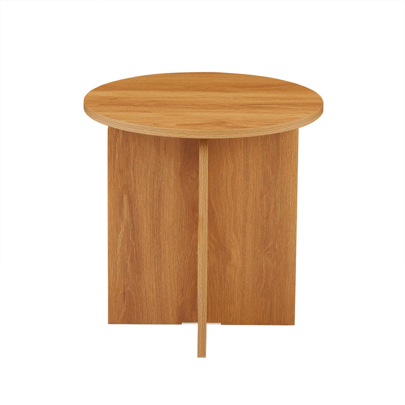 Round Coffee Table - Ocana - Oak Effect