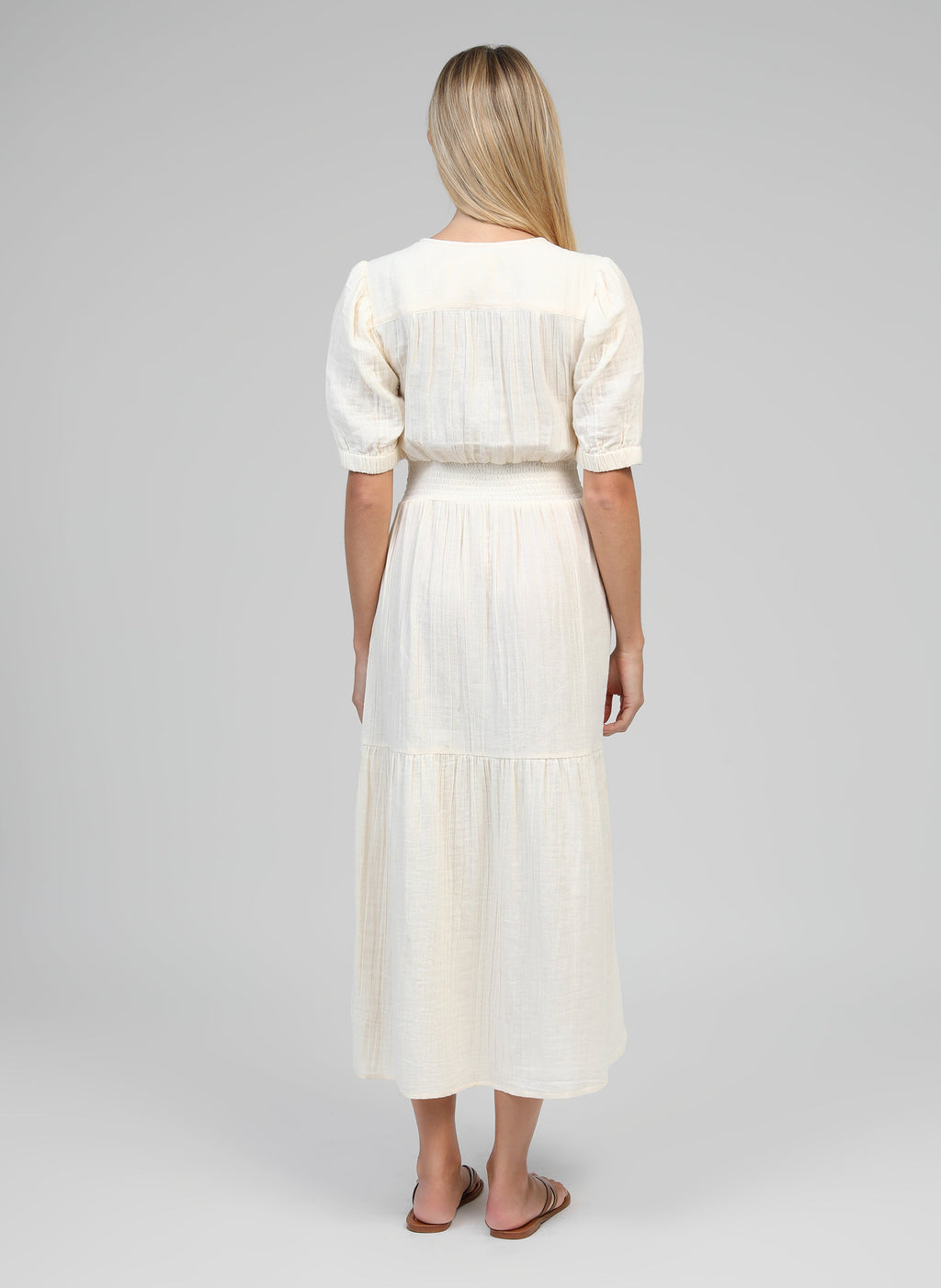 Robe Midi Odoumilo Ecru