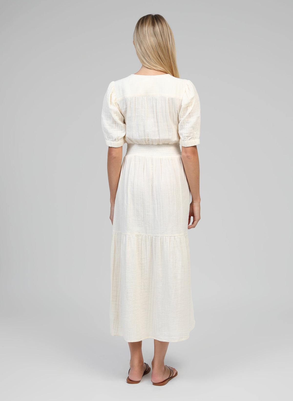 Robe Midi Odoumilo Ecru