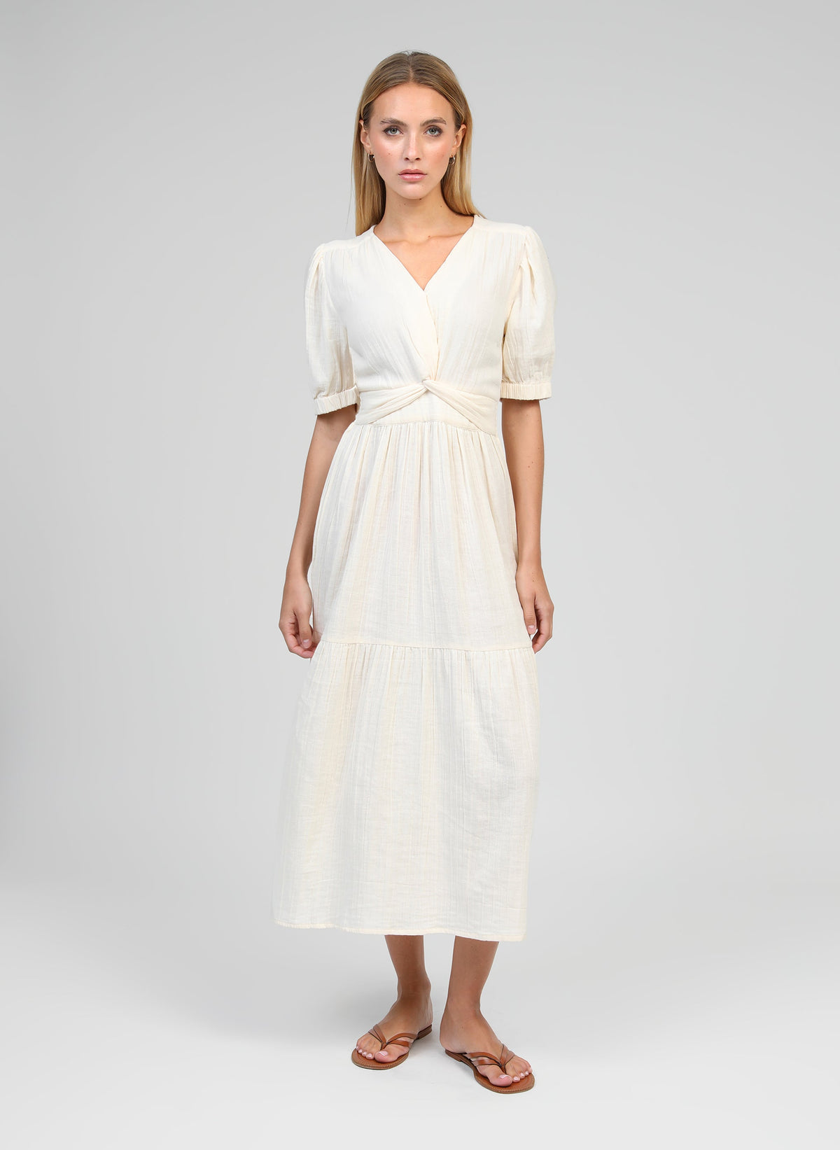 Robe Midi Odoumilo Ecru