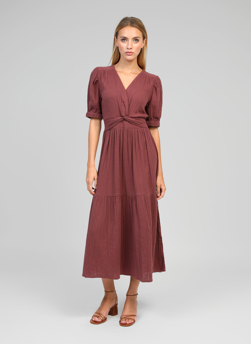 Robe Midi Odoumilo Raisin