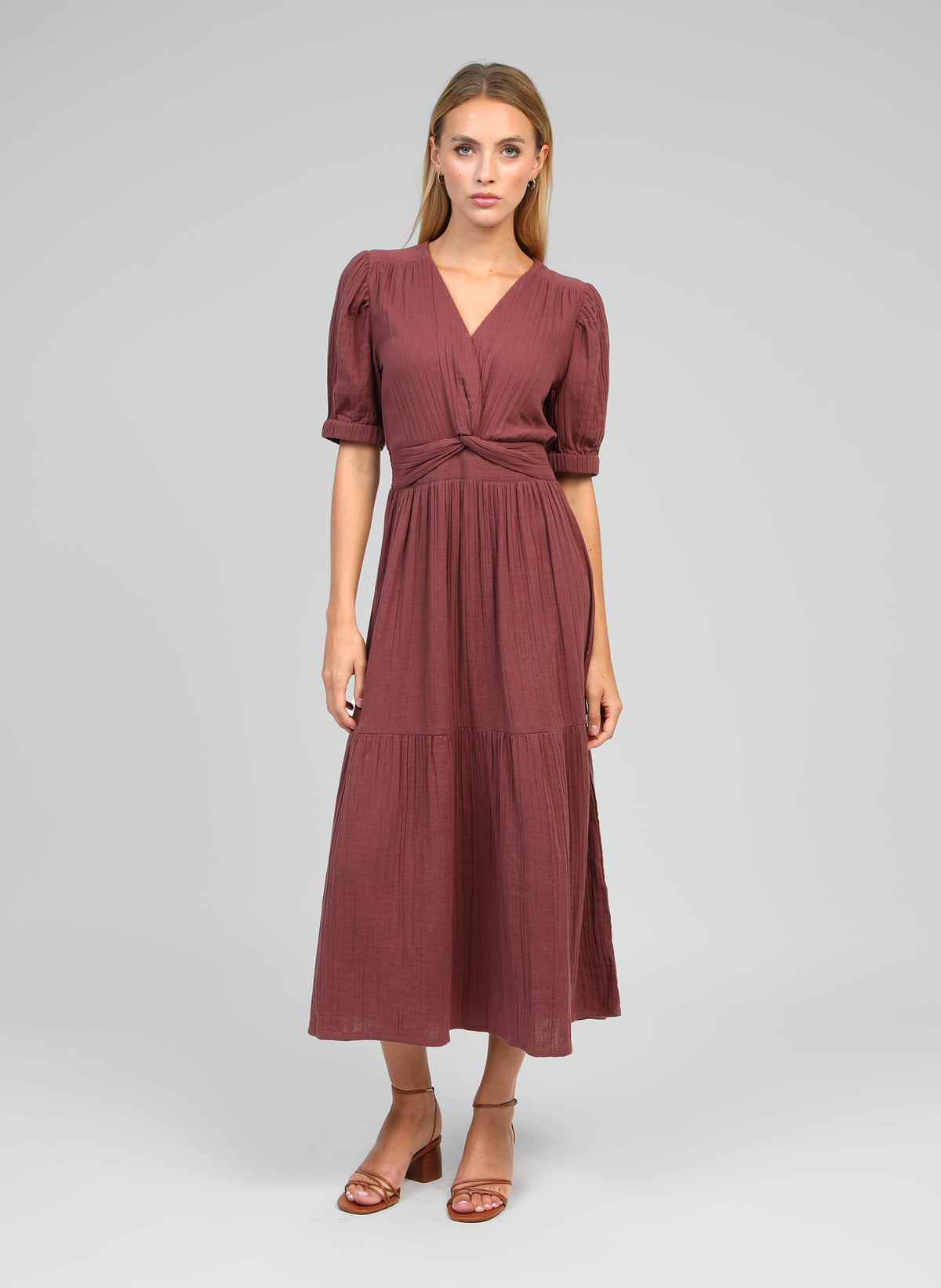 Robe Midi Odoumilo Raisin