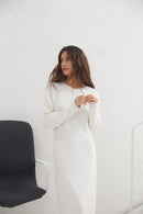 Robe Lucia Maille Écru