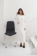 Robe Lucia Maille Écru