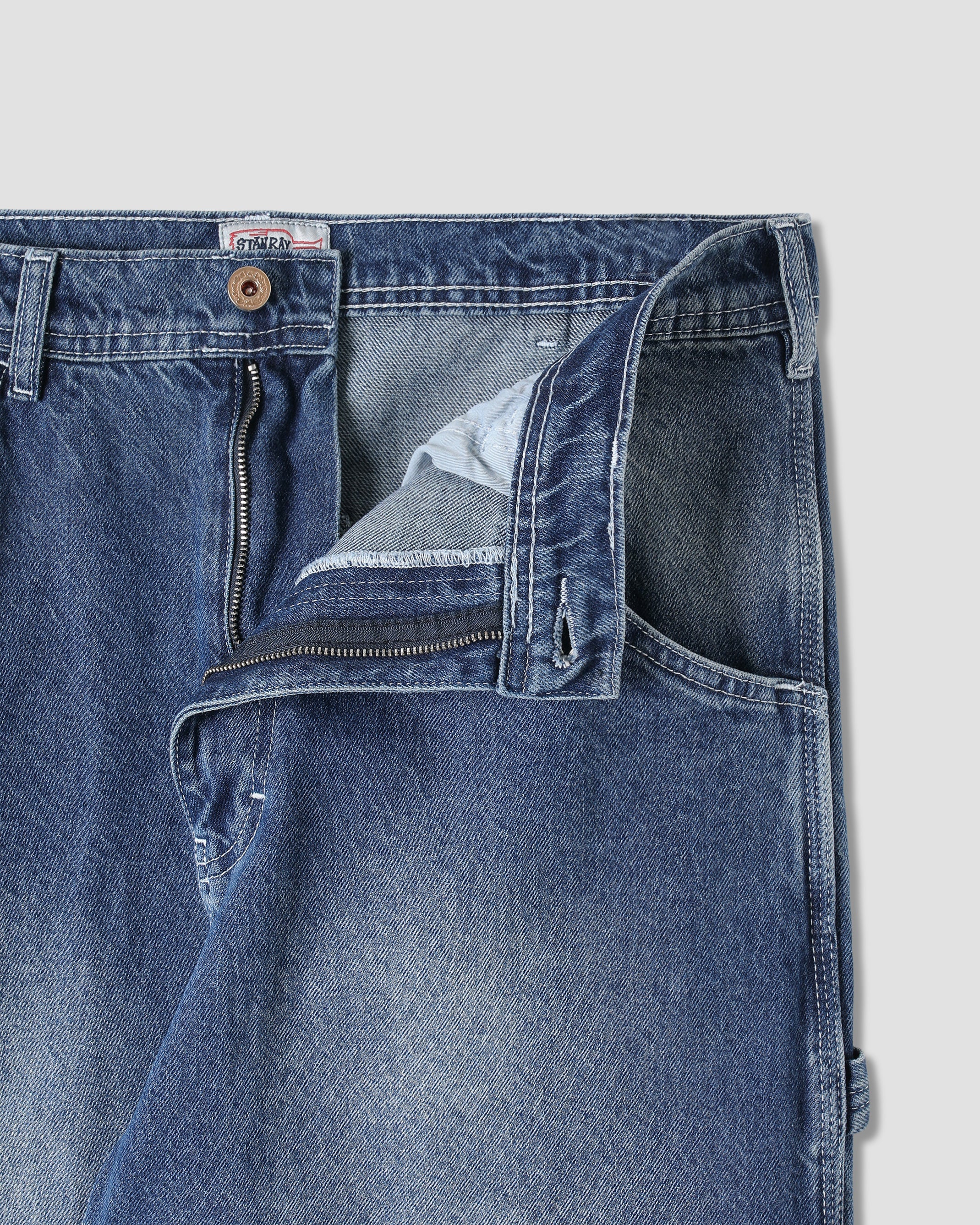 Pantalón de pintor OG - Denim piedra de los años 70