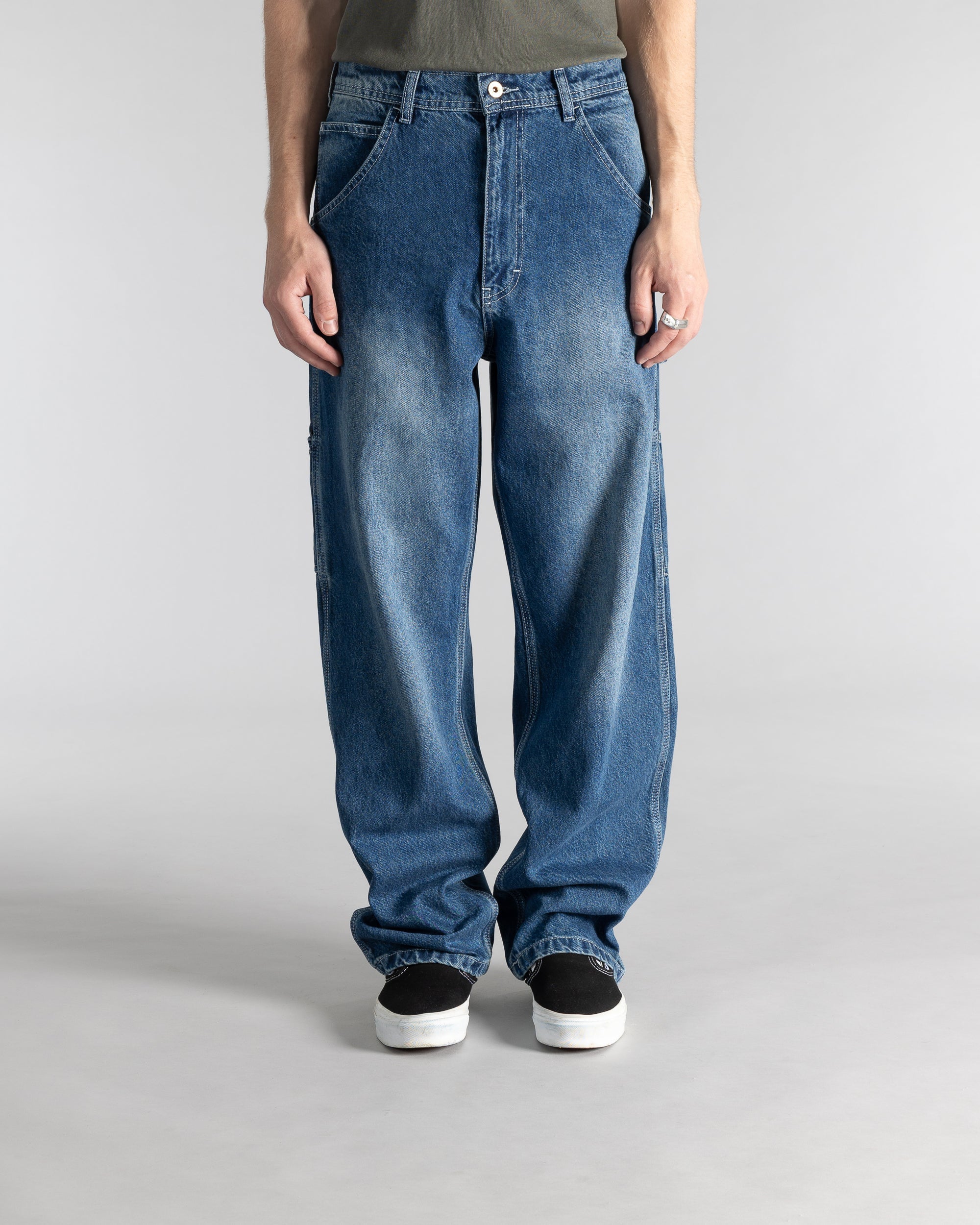 Pantalón de pintor OG - Denim piedra de los años 70