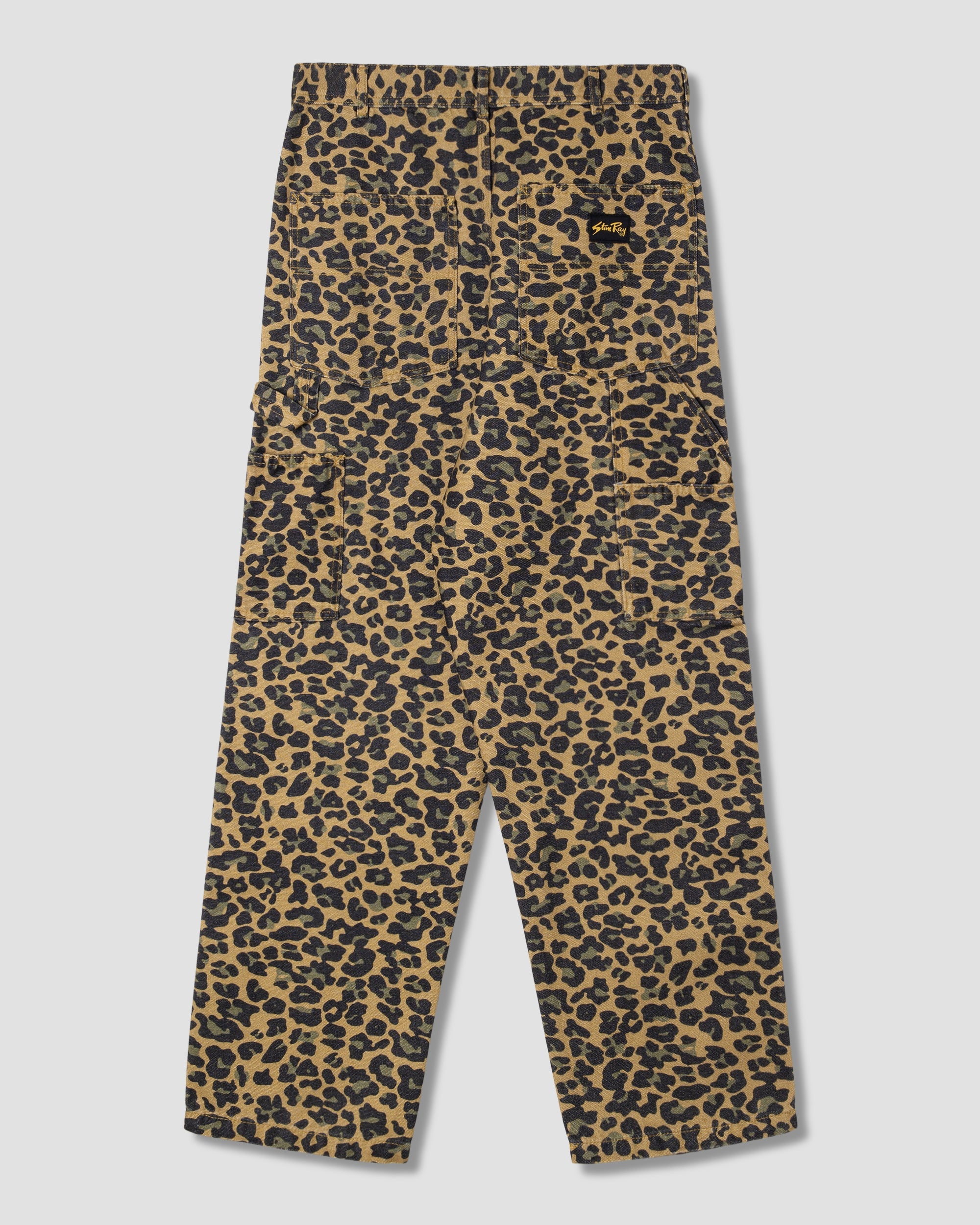 Pantalón OG Painter - Pato de camuflaje de leopardo lavado