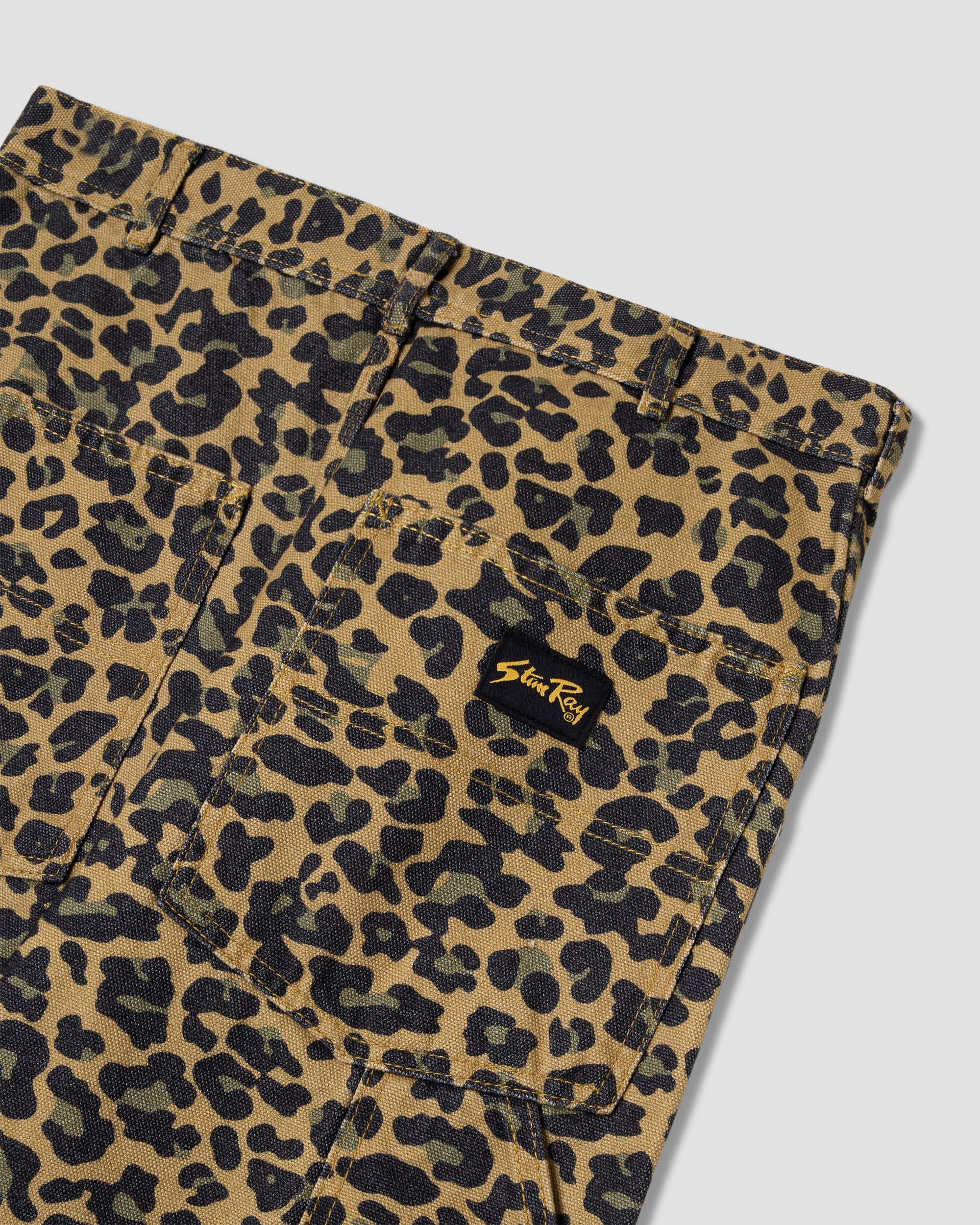 Pantalón OG Painter - Pato de camuflaje de leopardo lavado