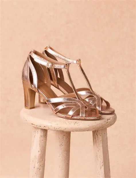 Sandales À Talon Carmen - Blush - Femme