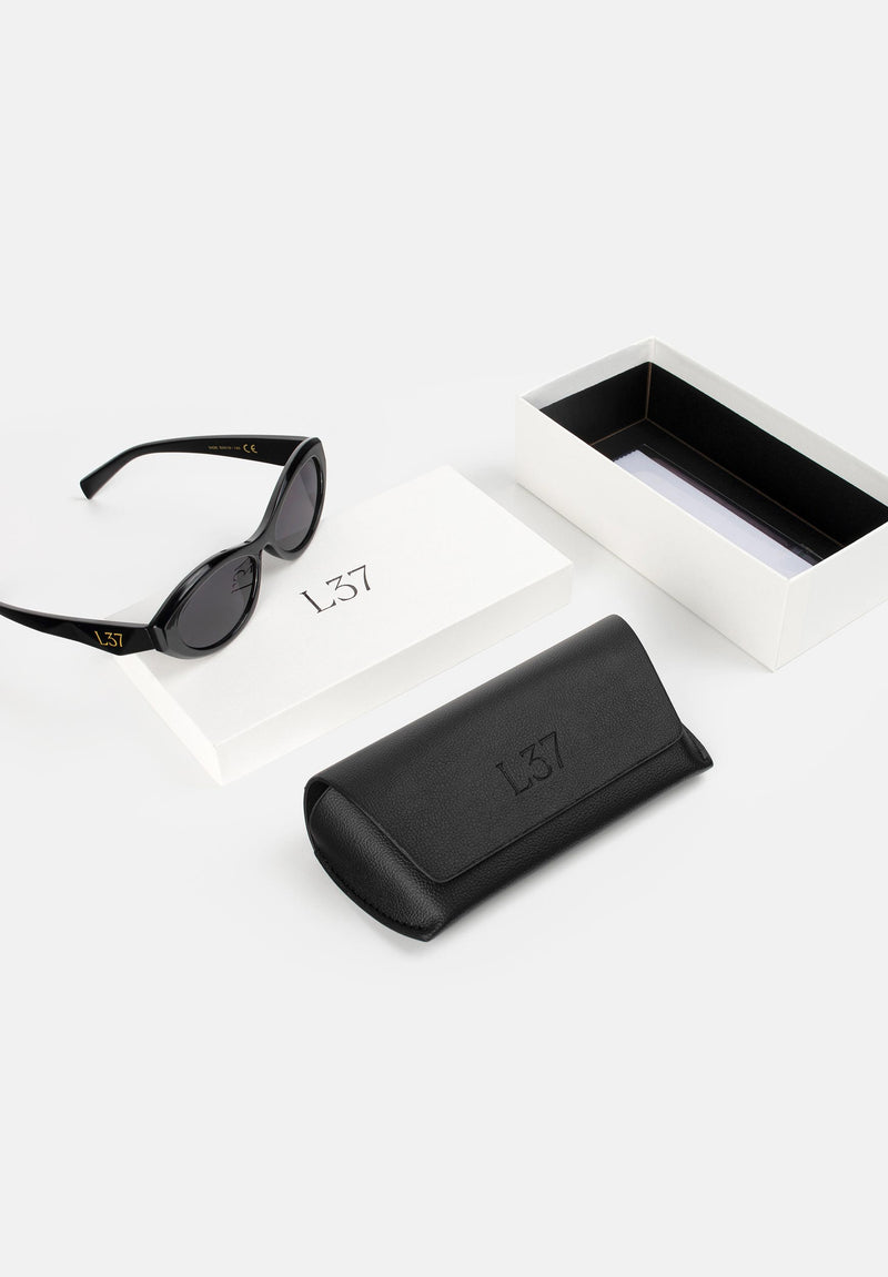 Alfa Glasses - Black