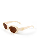 Lunettes Alfa - Blanc Cassé