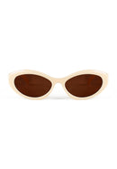 Lunettes Alfa - Blanc Cassé