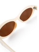 Lunettes Alfa - Blanc Cassé