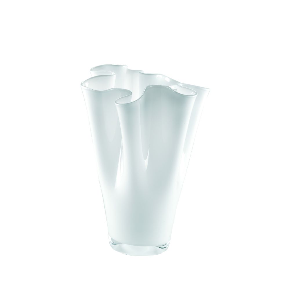 Wave - Vase - H30 Cm - Blanc