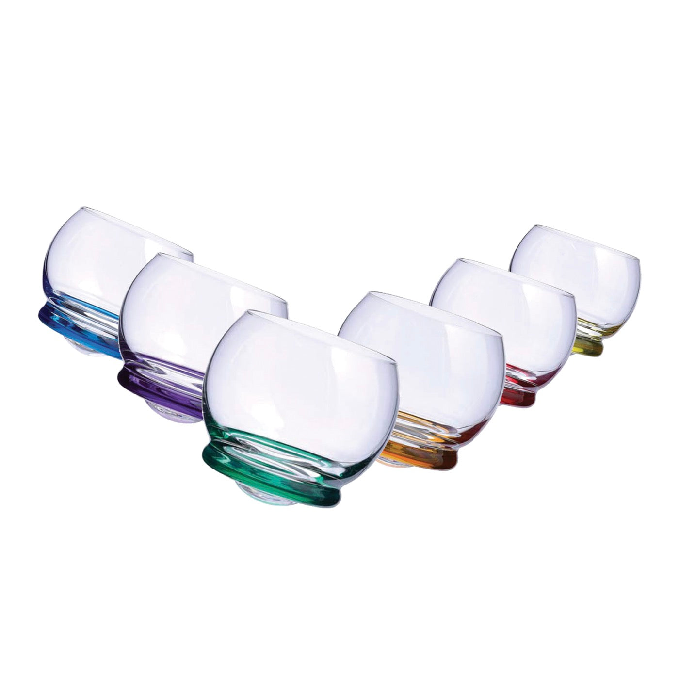 Trottola - Lot De 6 Verres Old Fashioned - Coloris Assortis