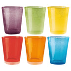 Smarties - Lot De 6 Verres Tumbler - H10 Cm - Coloris Assortis