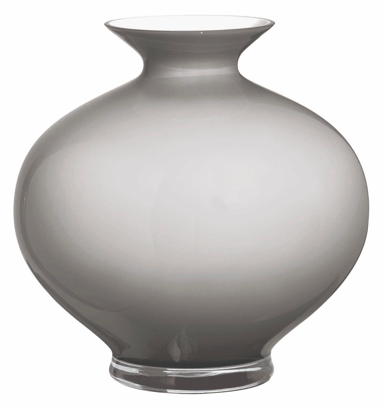 Aurora - Vase - H30 Cm - Opale/Gris