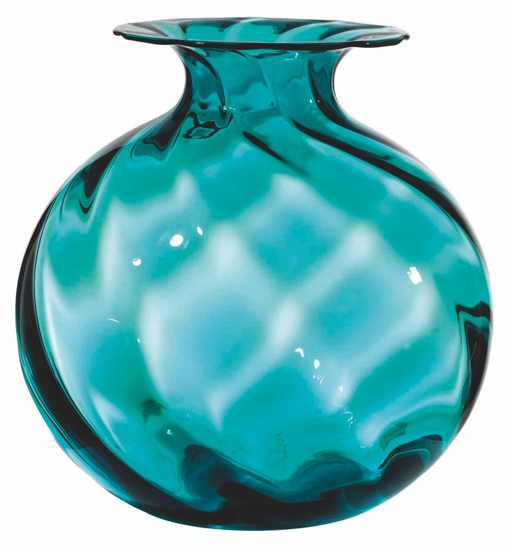 Elios - Vase - H28 Cm - Bleu Clair
