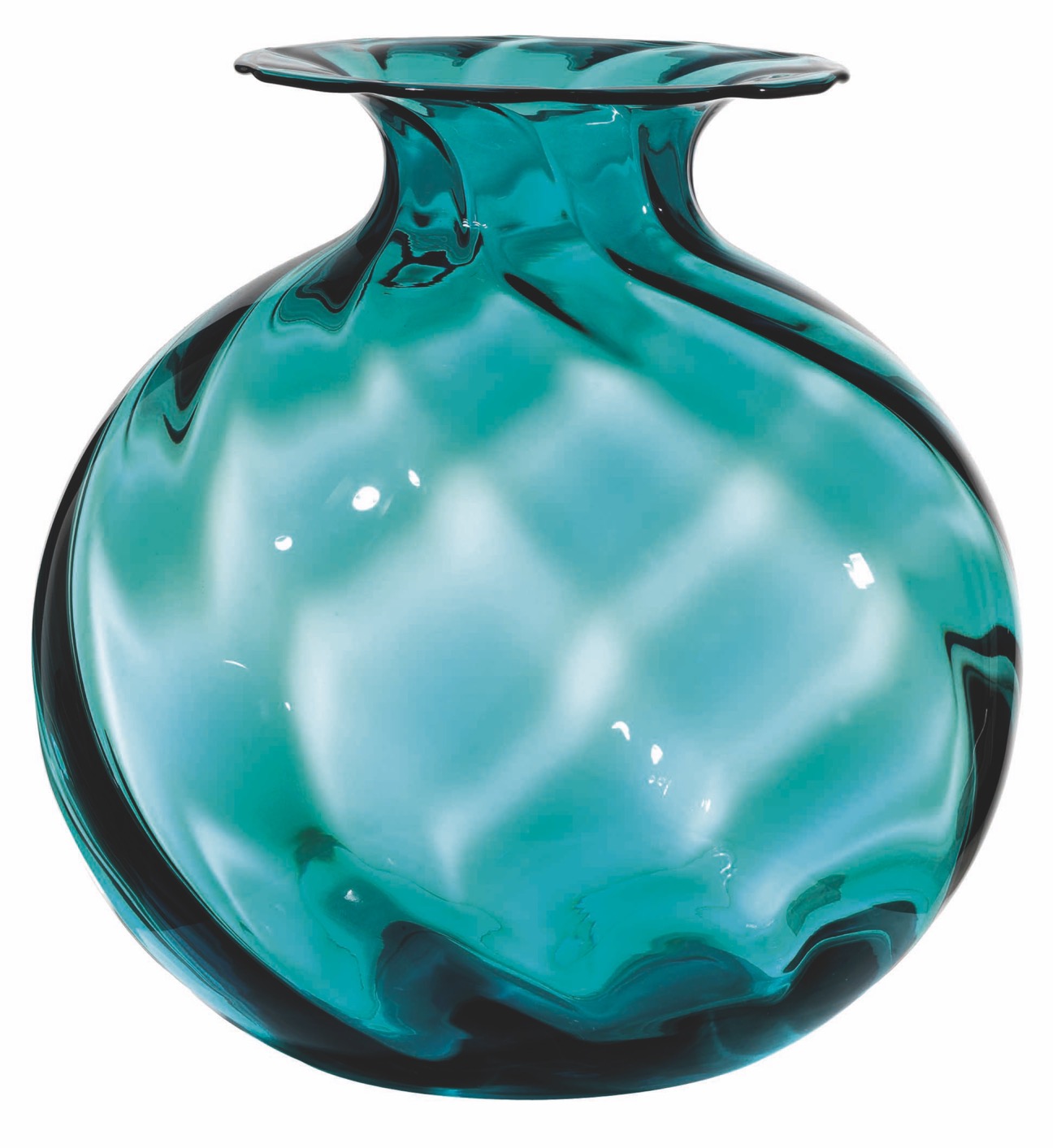 Elios - Vase - H28 Cm - Bleu Clair