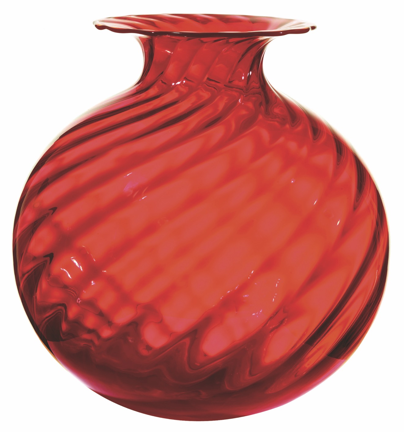 Elios - Vase - H28 Cm - Rouge