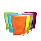 Eolo - Lot De 6 Verres À Eau - H10 Cm - Coloris Assortis