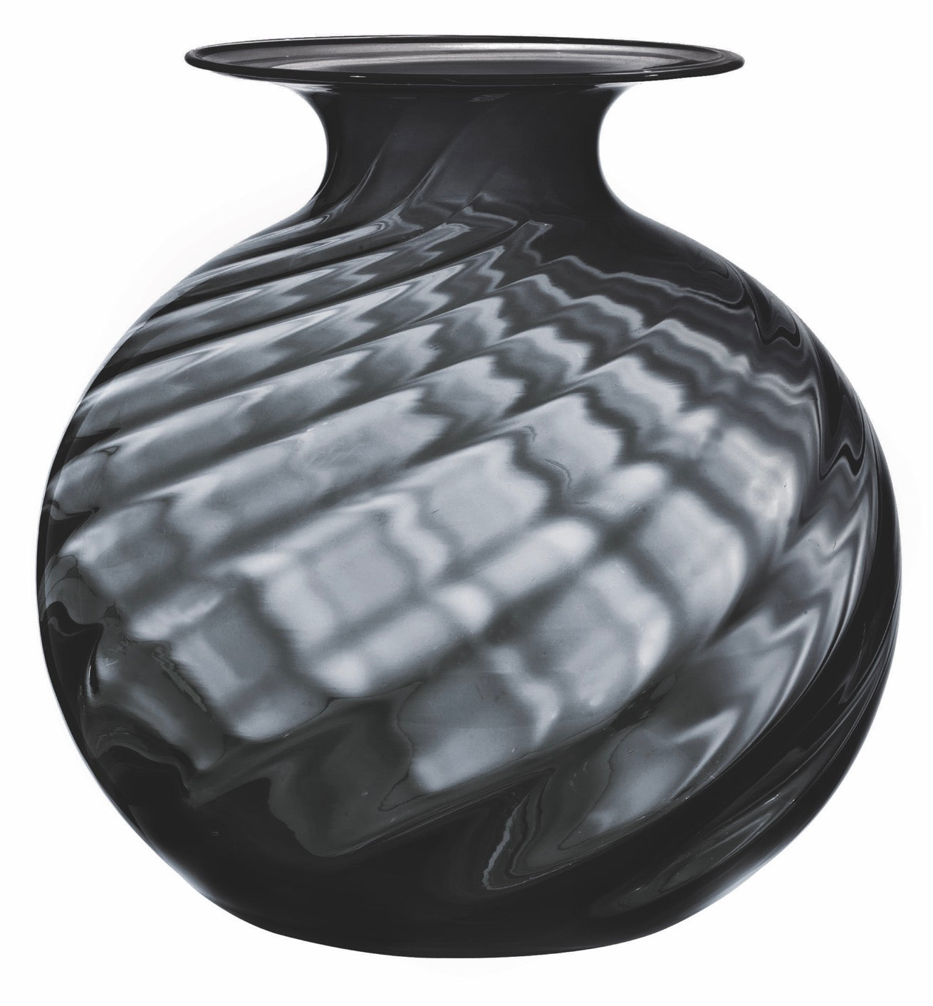 Elios - Vase - H28 Cm - Gris