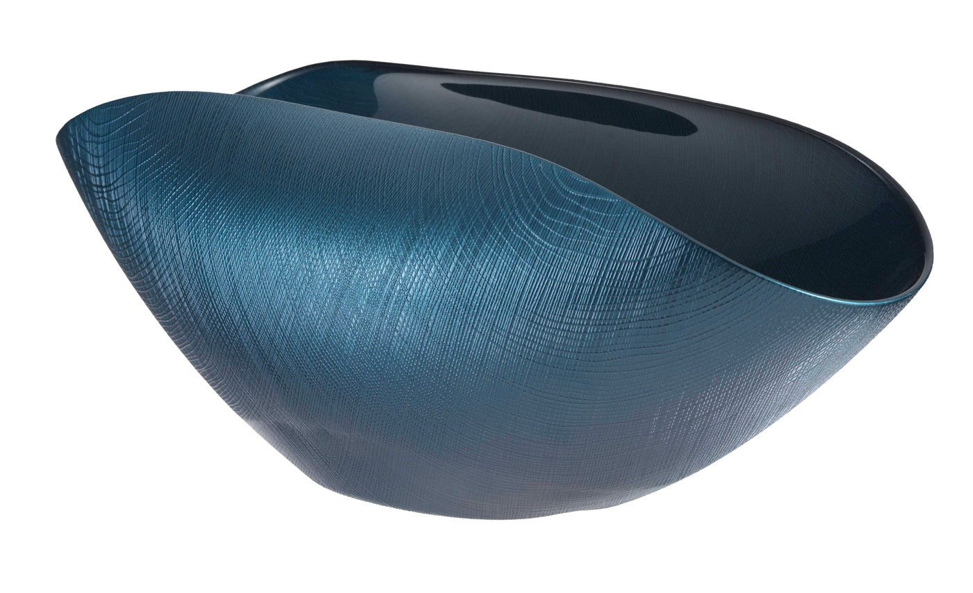 Burano - Coupe - 28x14 Cm - Bleu Océan