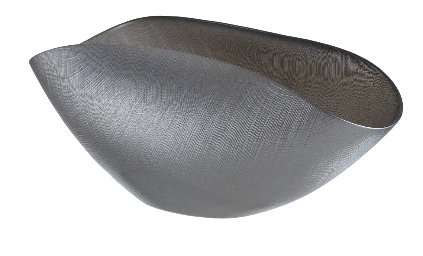 Burano - Coupe - 28x14 Cm - Gris Métal