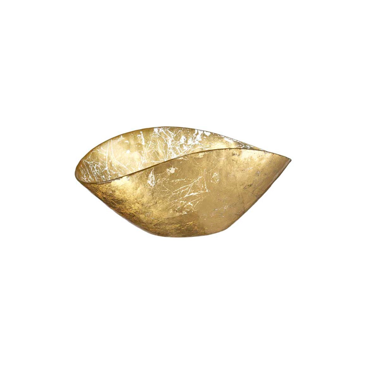Burano - Coupe - Ø25 Cm - Décor Feuille D'Or