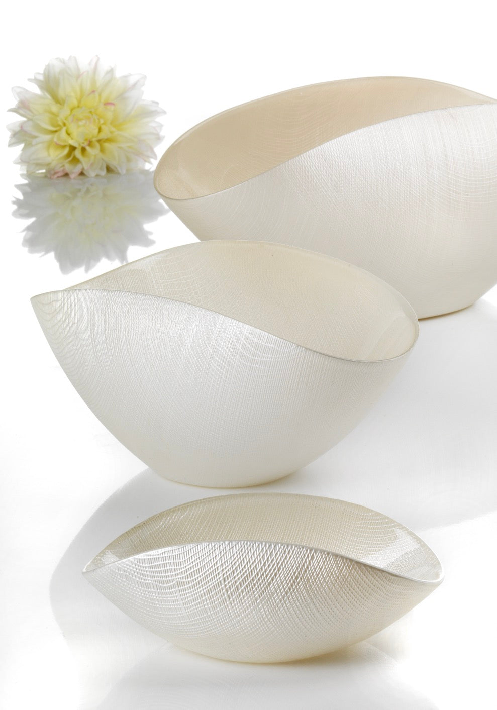 Burano - Coupe - 28x14 Cm - Blanc Perle
