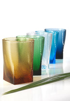 Laguna - Lot De 6 Verres À Eau - H10,5 Cm - Coloris Assortis
