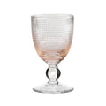 Trame - Lot De 6 Verres À Vin - H15 Cm - Rose