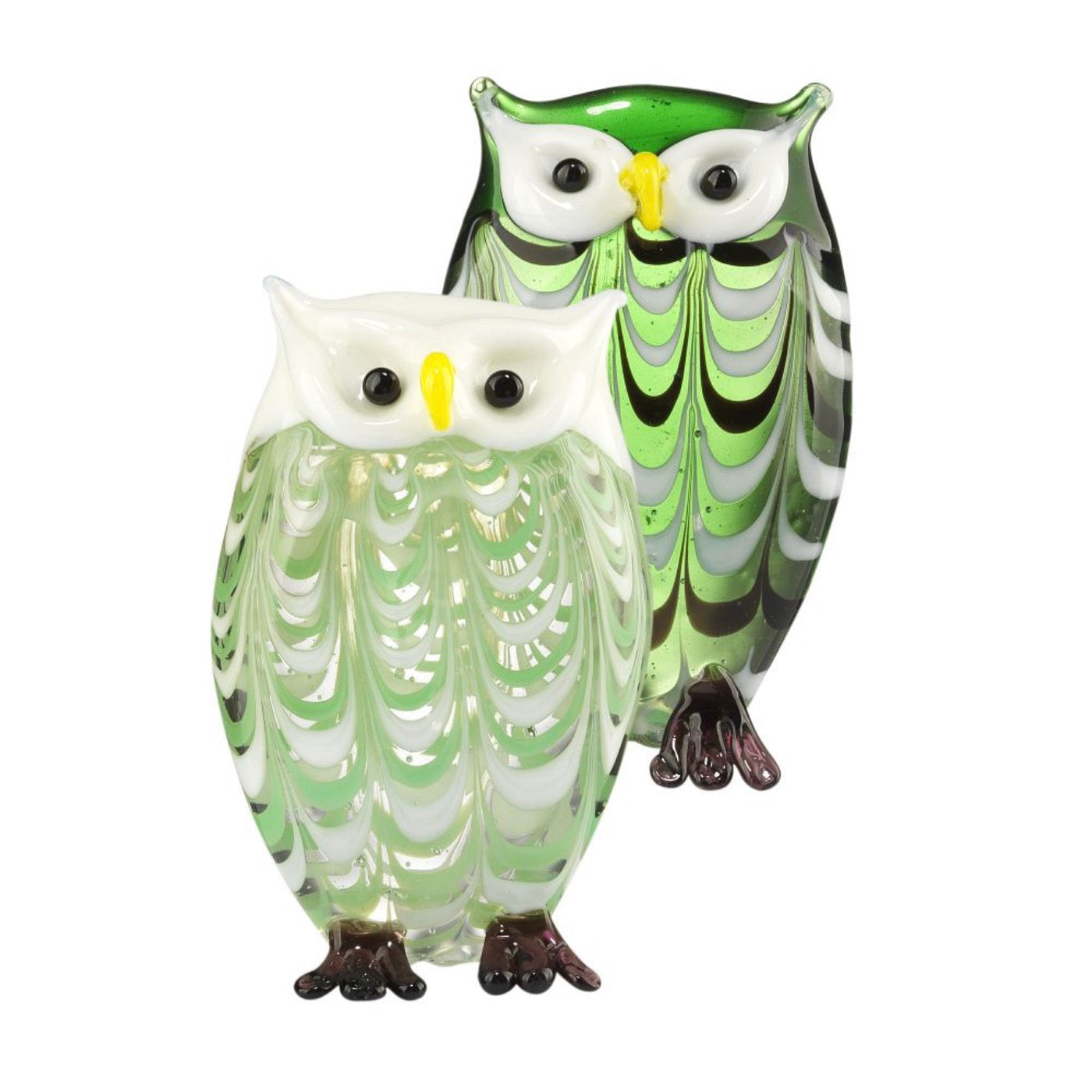 I Bubi Lui E Lei - Lot De 2 Sujets Décoratifs - Vert