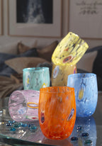 Bombetta - Lot De 6 Verres - H10 Cm - Décors Assortis