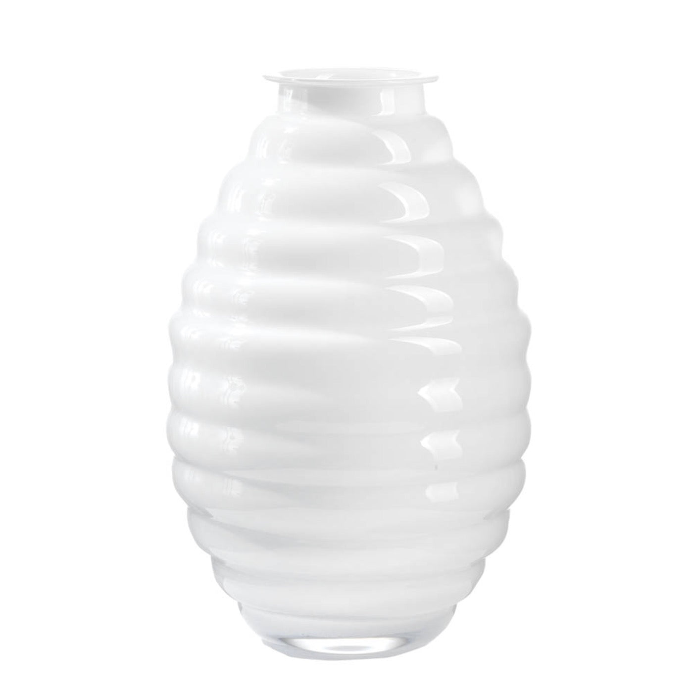 Anelli - Vase - H30 Cm - Blanc Lait