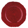 Aster - Sous-Assiette - Ø33 Cm - Rouge/Argent