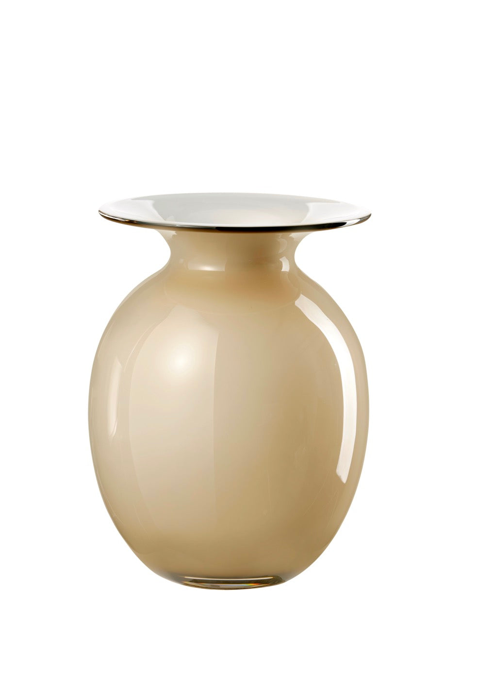 Bombetta - Vase - H25 Cm Ø19 Cm - Opale/Fumé
