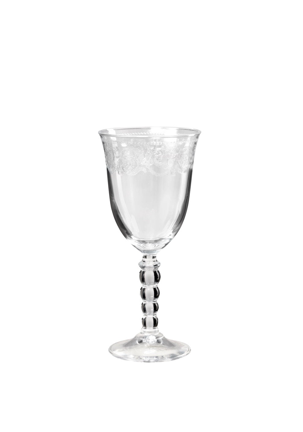 Calicetto Panto - Lot De 6 Verres À Eau À Pied - Décor Panto