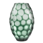 Geode - Vase Ovale - H31 Cm - Vert