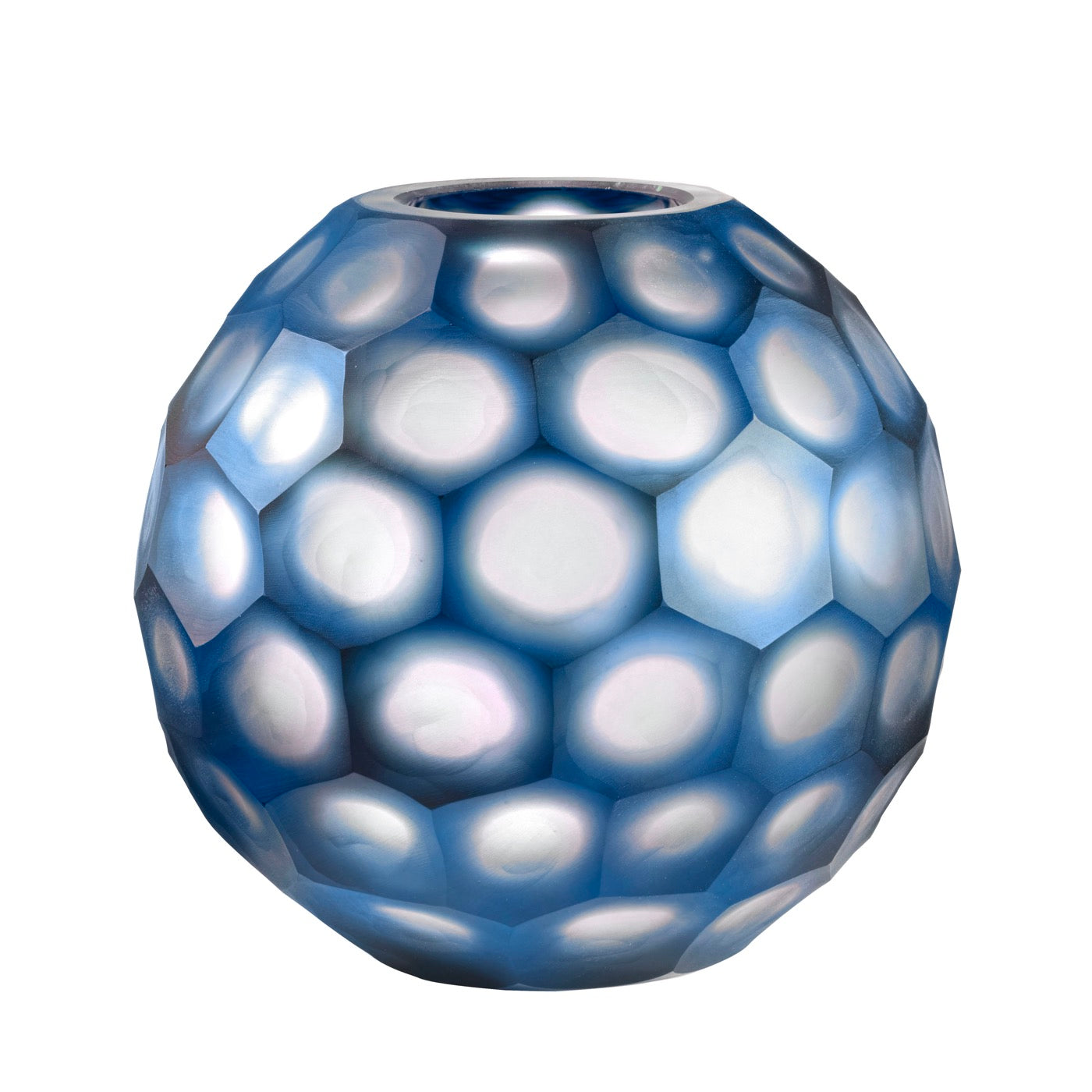 Geode - Vase - Ø27,5 Cm - Bleu