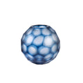 Geode - Vase - Ø18 Cm - Bleu