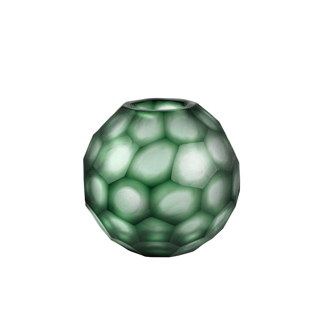 Geode - Vase - Ø18 Cm - Vert