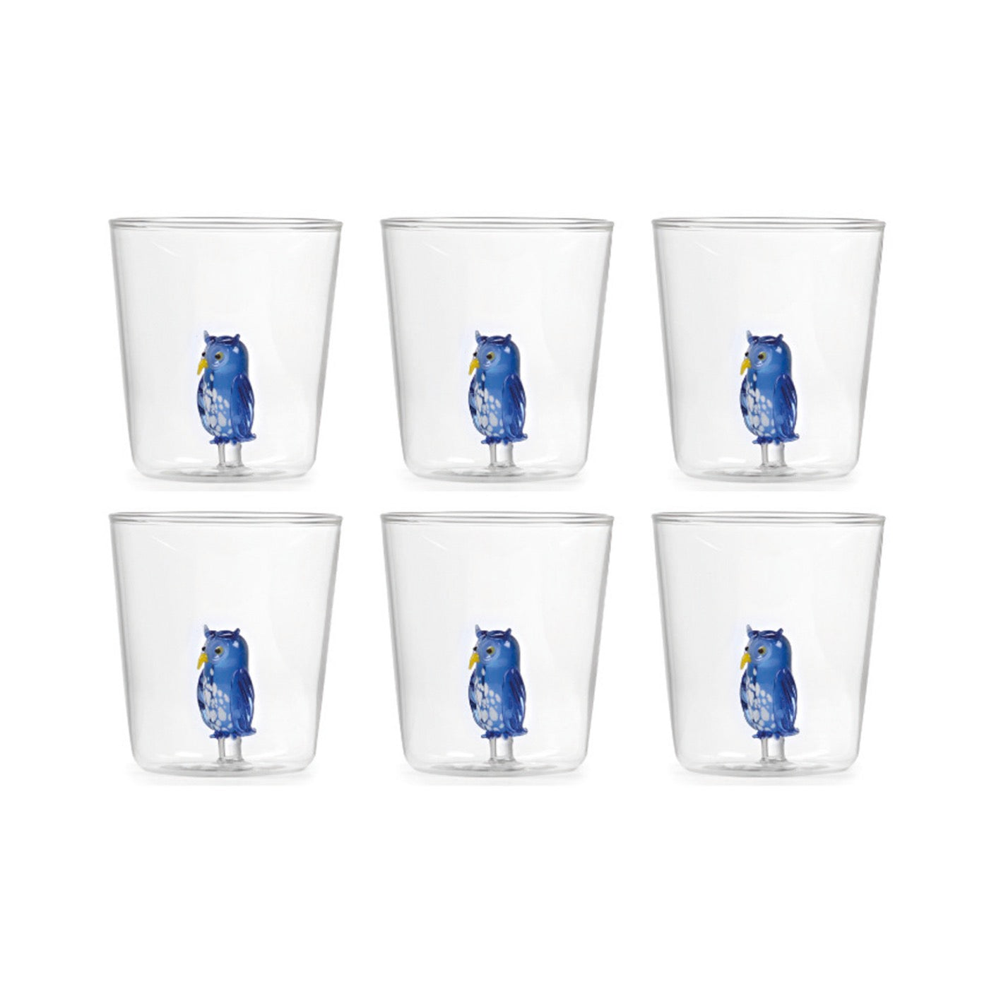 Pet Friends Bubi - Lot De 6 Verres Décorés - H9,3 Cm