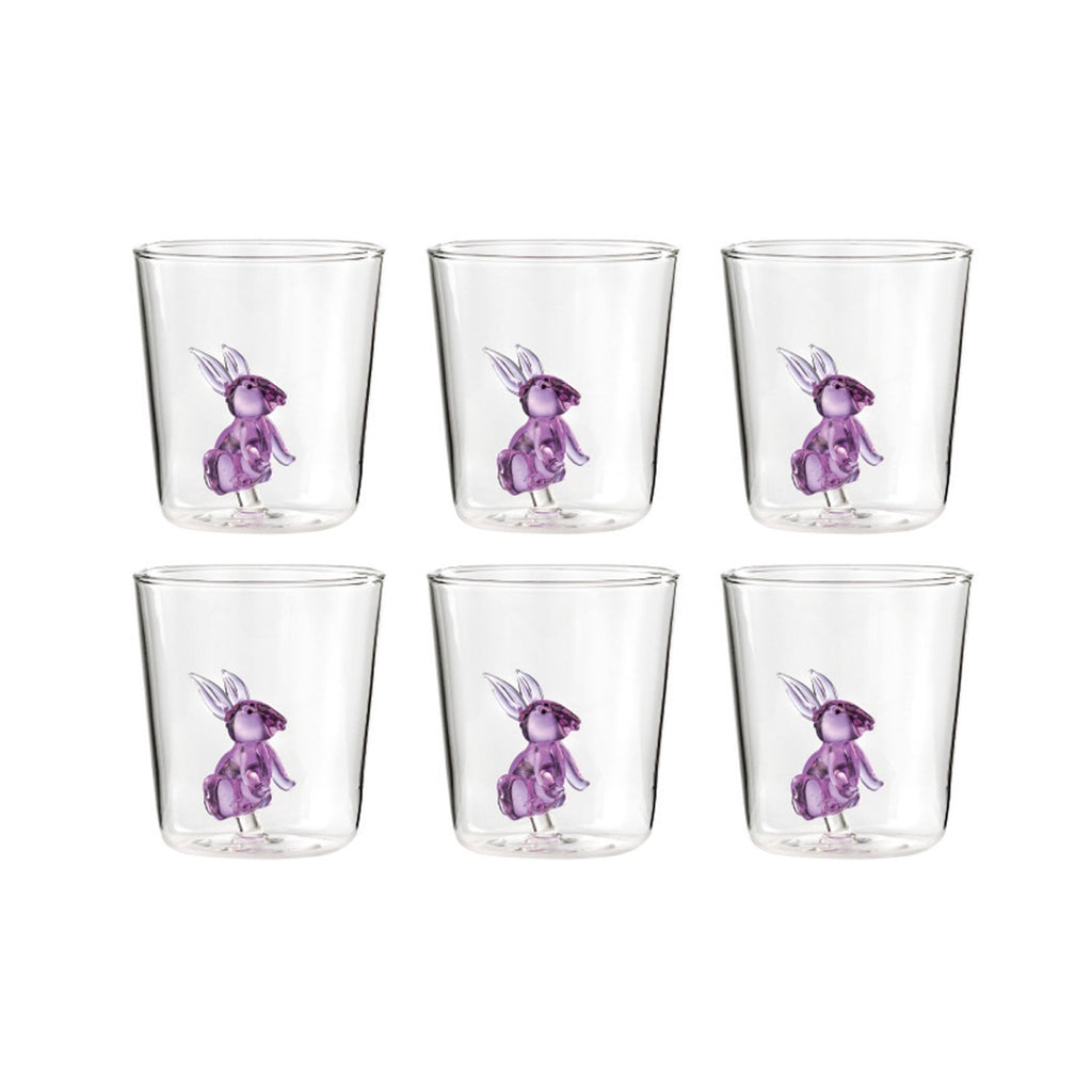 Pet Friends Bunbun - Lot De 6 Verres Décorés - H9,3 Cm